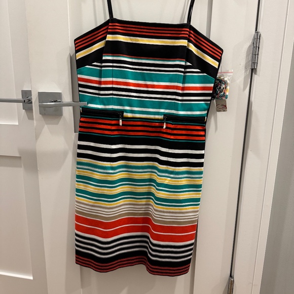 Laundry, strapless, Size 4 multicolor dress - Picture 1 of 4